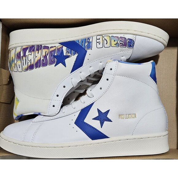 Converse Pro Leather 'Peace, Love & Basketball' High Top Shoes Sneakers - Picture 7 of 13